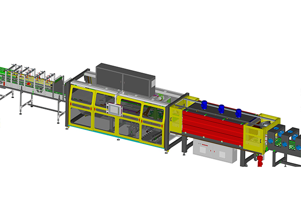 JCMB80双通道全自动热收缩膜包装机